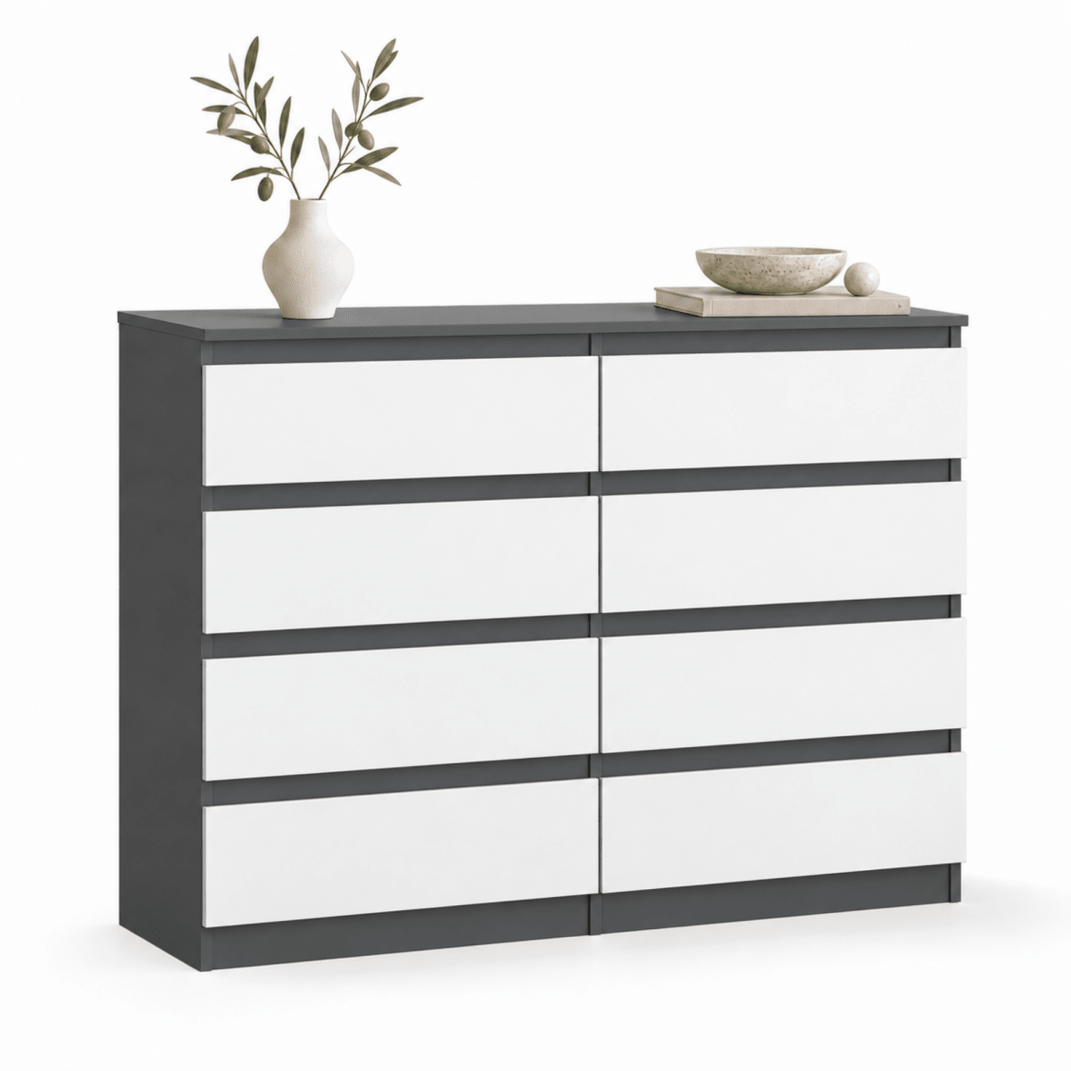 Kommode 120 cm – Gabriel – mit 8 Schubladen - nestful