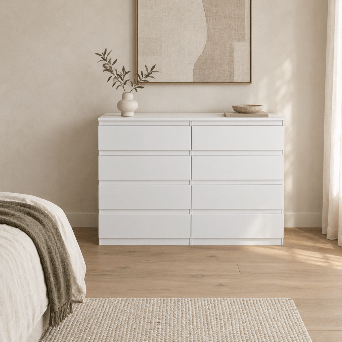 Kommode 120 cm – Gabriel – mit 8 Schubladen - nestful