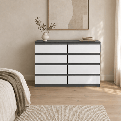 Kommode 120 cm – Gabriel – mit 8 Schubladen - nestful