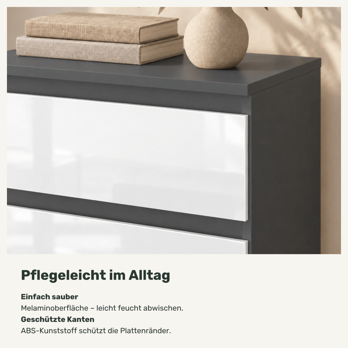 Kommode 60 cm – Gabriel – mit 4 Schubladen - nestful