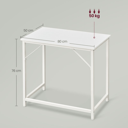 Schmaler Schreibtisch – Luca – Kompakt & Klein im Industrie - Design - nestful