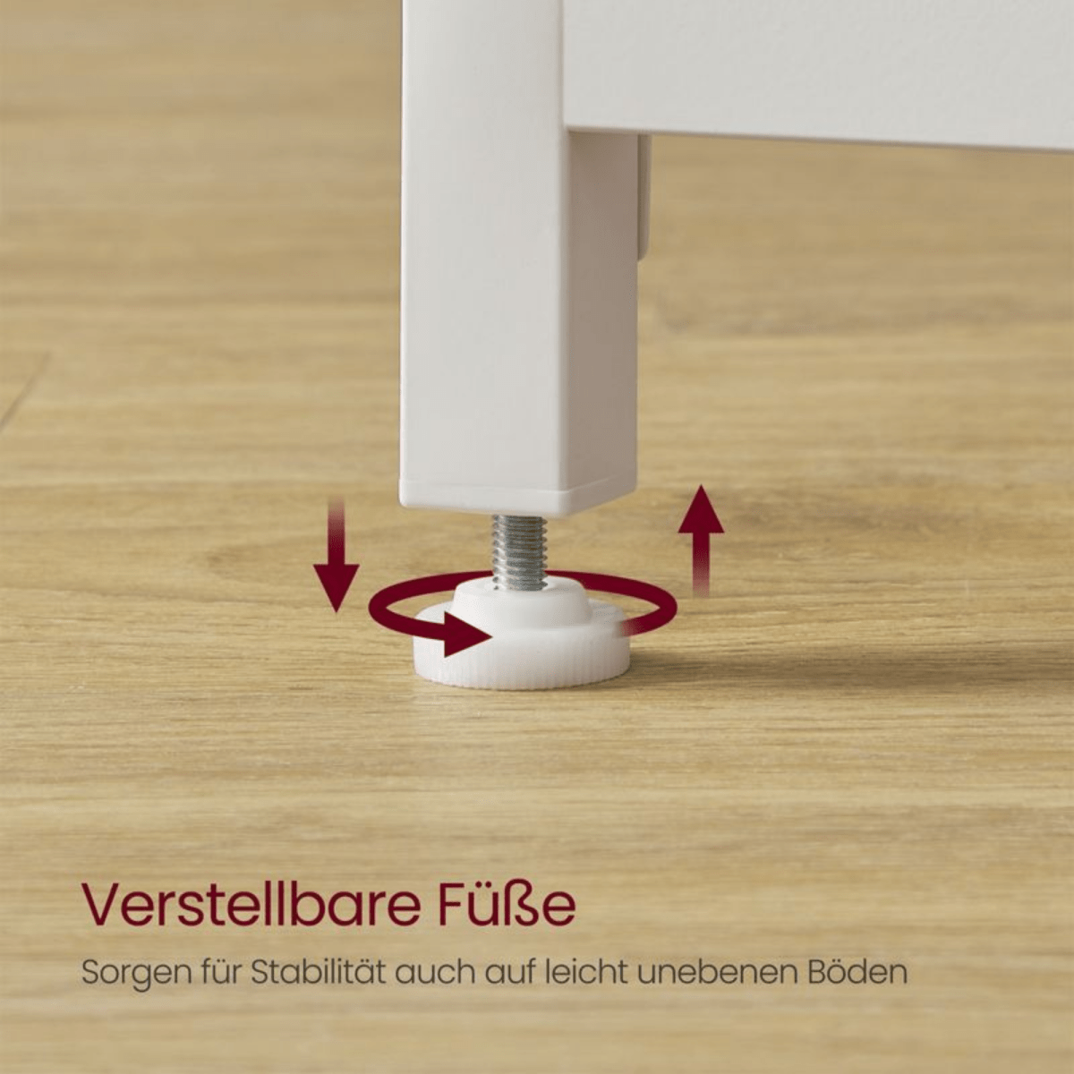 Schmaler Schreibtisch – Luca – Kompakt & Klein im Industrie - Design - nestful