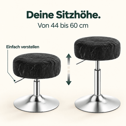 Schminkhocker Celine – höhenverstellbar und drehbar - nestful