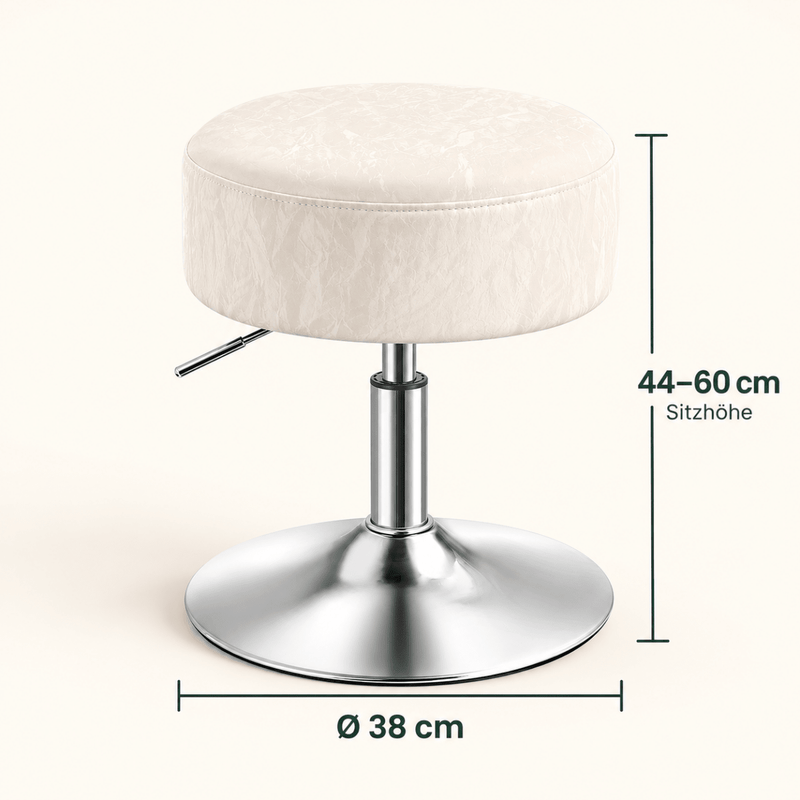 Schminkhocker Celine – höhenverstellbar und drehbar - nestful