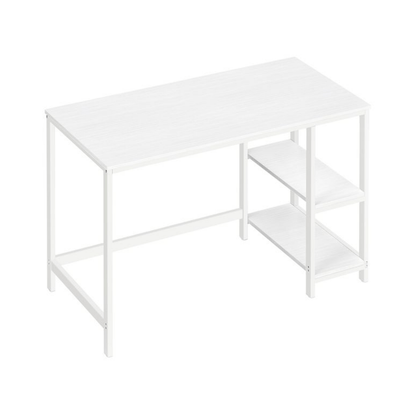 Schreibtisch 120 × 60 cm – Enzo – mit 2 Ablagen im Industrie - Design - nestful