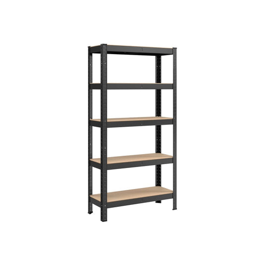 Schwerlastregal - Leon - 150x75x30cm - Schwarz - nestful