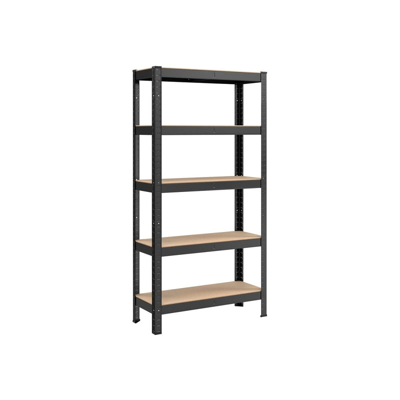 Schwerlastregal - Leon - 150x75x30cm - Schwarz - nestful