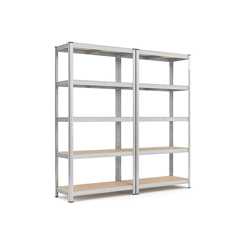 Schwerlastregal - Max - 180x90x40cm bis 875 kg belastbar - 2er Set - nestful