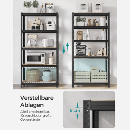 Schwerlastregal - Max - 180x90x40cm bis 875 kg belastbar - 2er Set - nestful