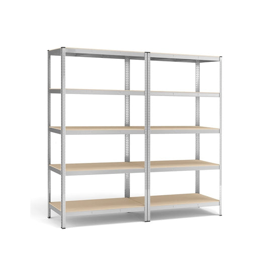 Schwerlastregal - Max Plus - 200x120x60cm bis 875 kg belastbar - 2er Set - nestful