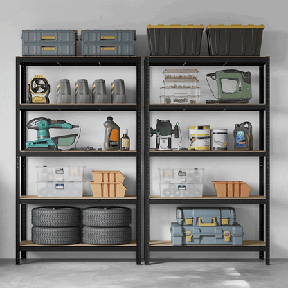 Schwerlastregal - Max Plus - 200x120x60cm bis 875 kg belastbar - 2er Set - nestful