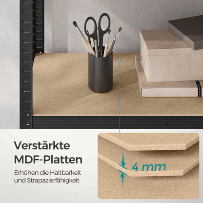 Schwerlastregal - Tobias - 200x100x50cm bis 600 kg belastbar - nestful