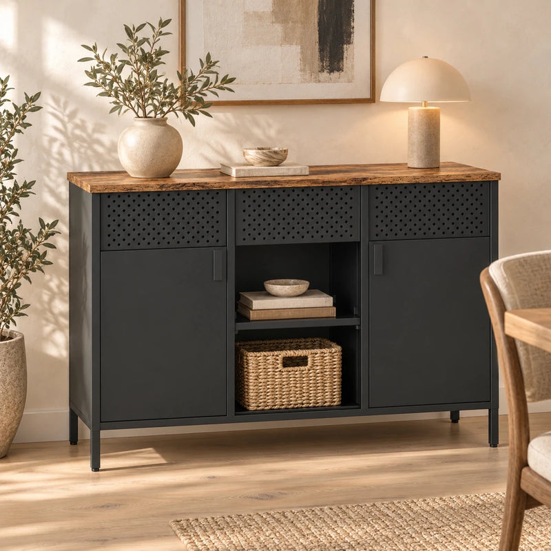 Sideboard 110 cm – Lennart – mit 2 Türen und Schublade - nestful