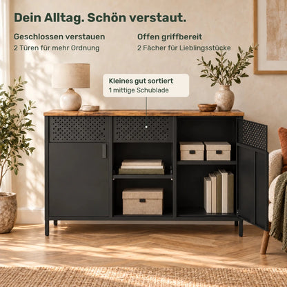 Sideboard 110 cm – Lennart – mit 2 Türen und Schublade - nestful