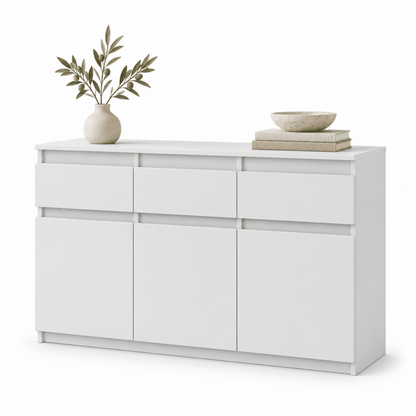 Sideboard 120 cm – Noah – mit 3 Schubladen und 3 Türen - nestful
