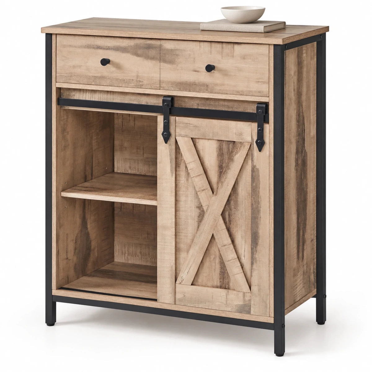 Sideboard 70 cm – Bennet – mit Schiebetür und Schublade - nestful