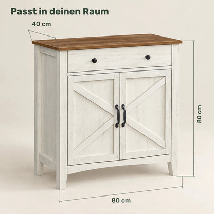 Sideboard 80 cm – Henrik – mit Schublade und 2 Türen - nestful