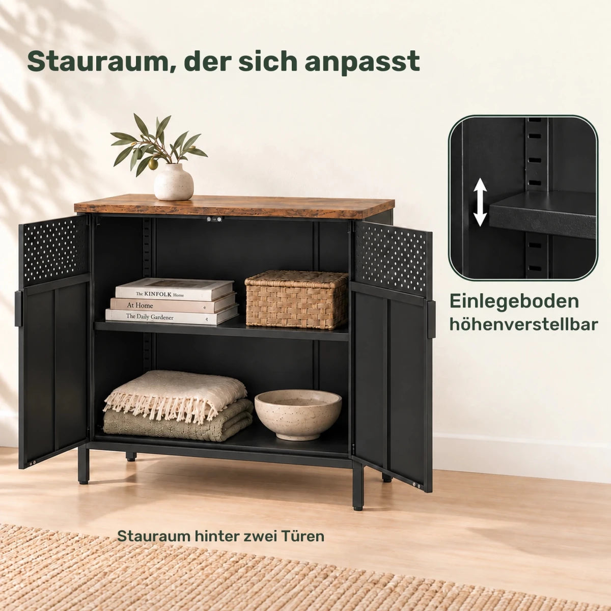 Sideboard – Joris – in 80 oder 141 cm - nestful