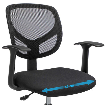 Ergonomische bureaustoel met armleuningen