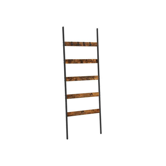 Ladder shelf with 5 rungs