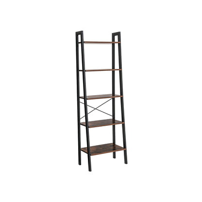 Industrial design ladder shelf 5 shelves