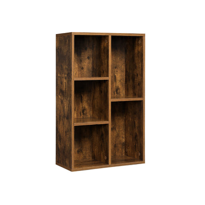 Bookcase with 5 compartments