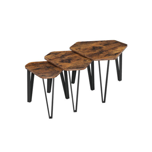 Side table set of 3