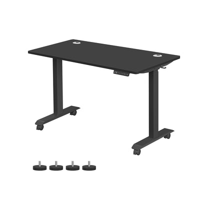 Height-adjustable desk with collision protection