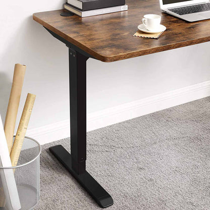 Electrically height-adjustable desk